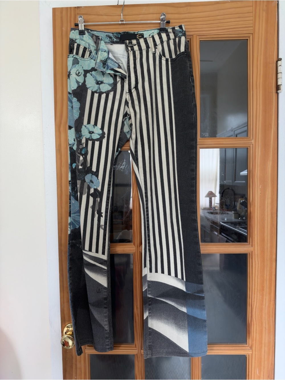 Just Cavalli patterned jeans
